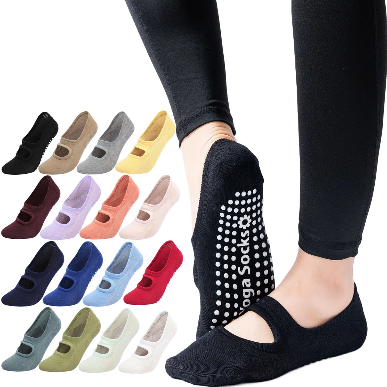 Grip Sock Yoga - Высококачественные женские носки для йоги с