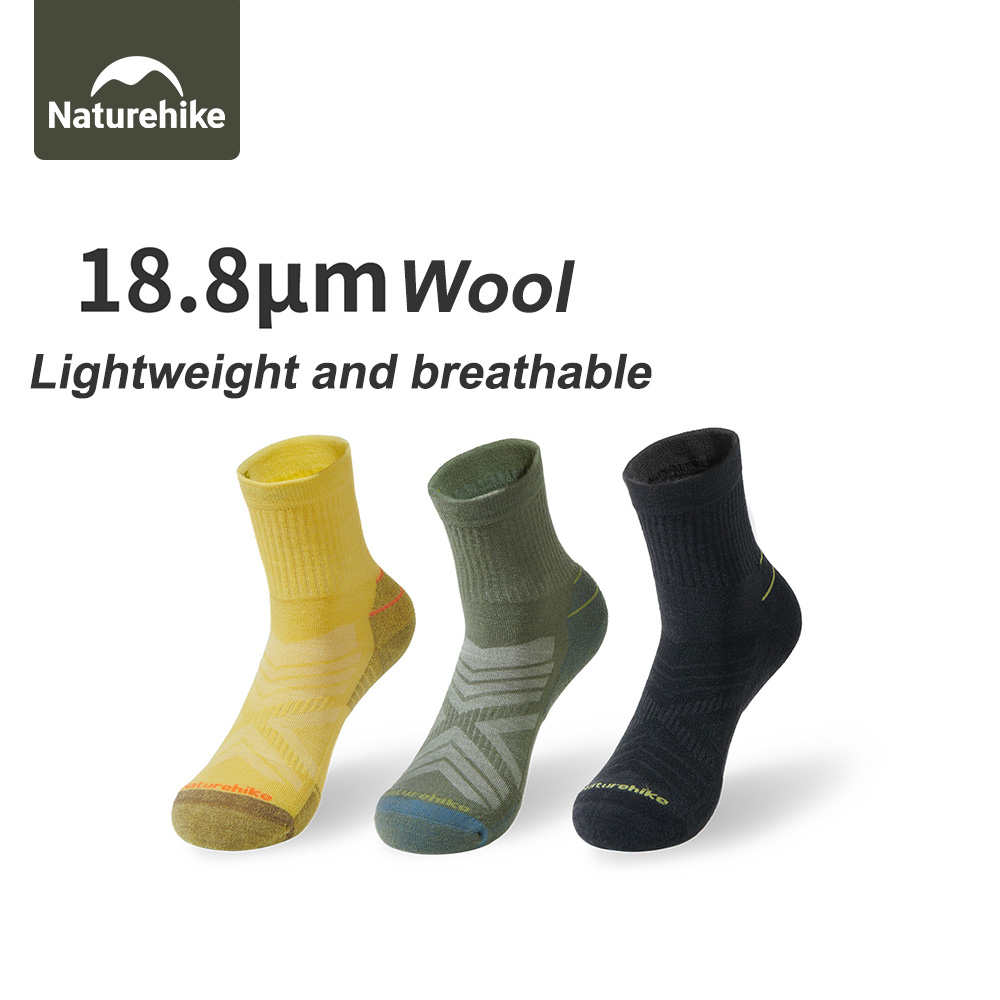 Wool Hiking Sock - Спортивные носки Naturehike: мужские и женские,