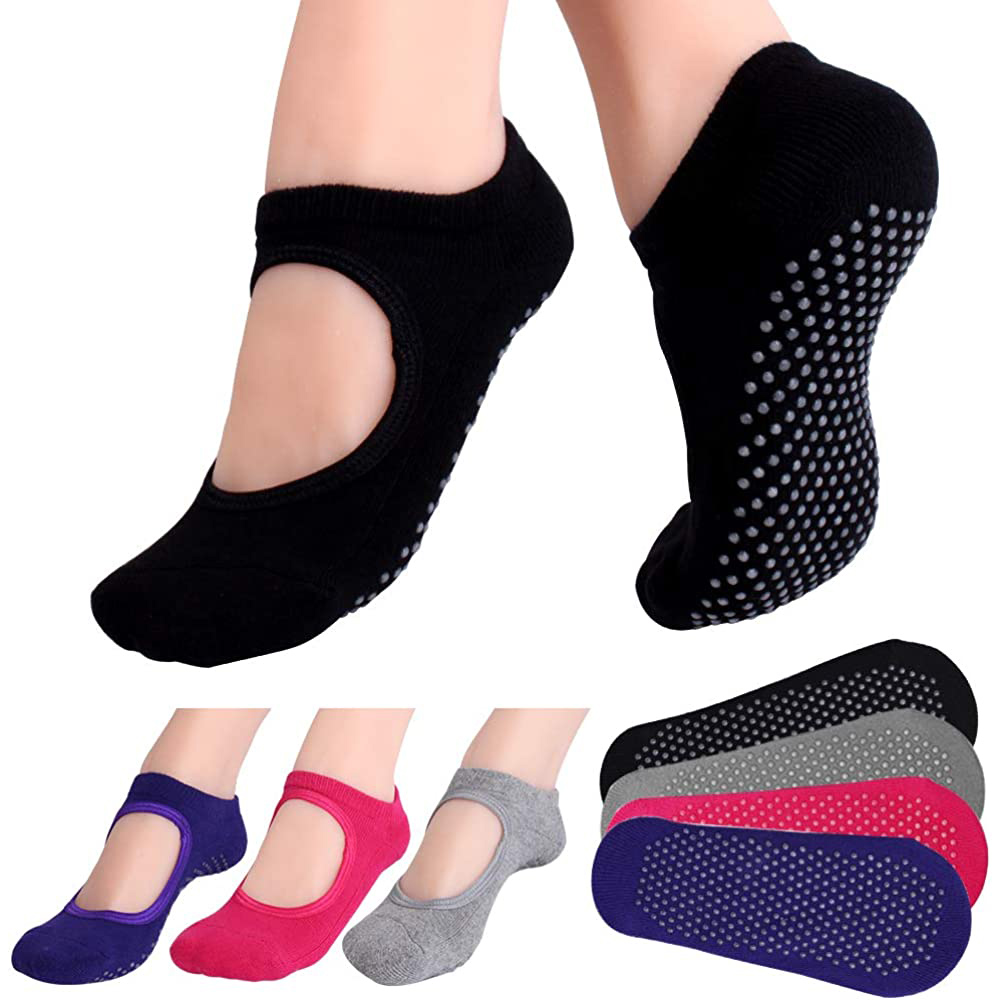 Grip Sock Yoga - Нескользящие носки для фитнеса и пилатеса
