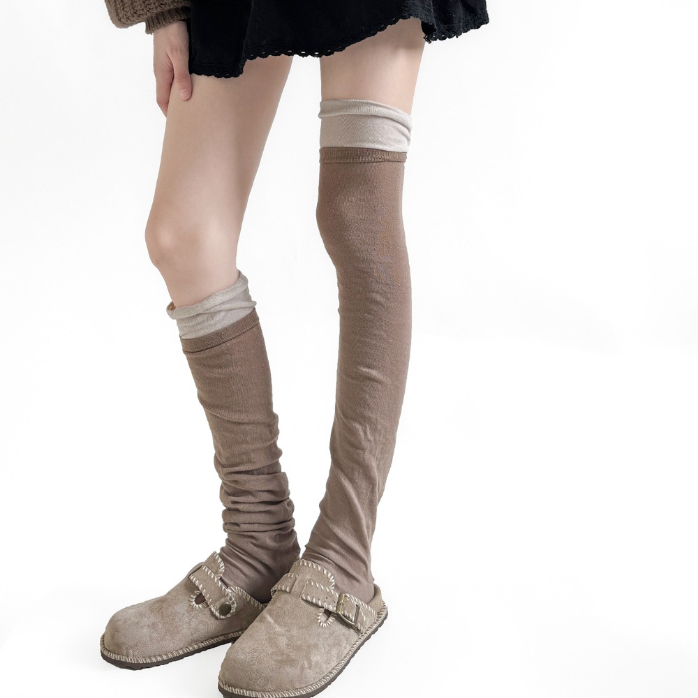 Boot Sock Slouchy - Гетры с манжетами и рюшами для