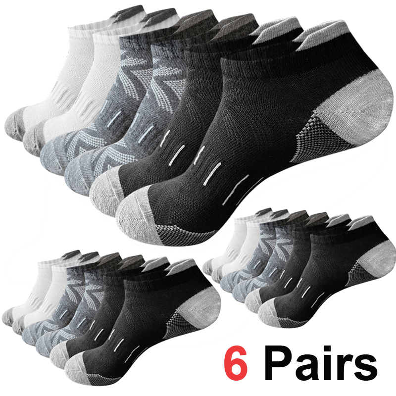 Athletic Sock Cushion - 6 пар низких спортивных носков с