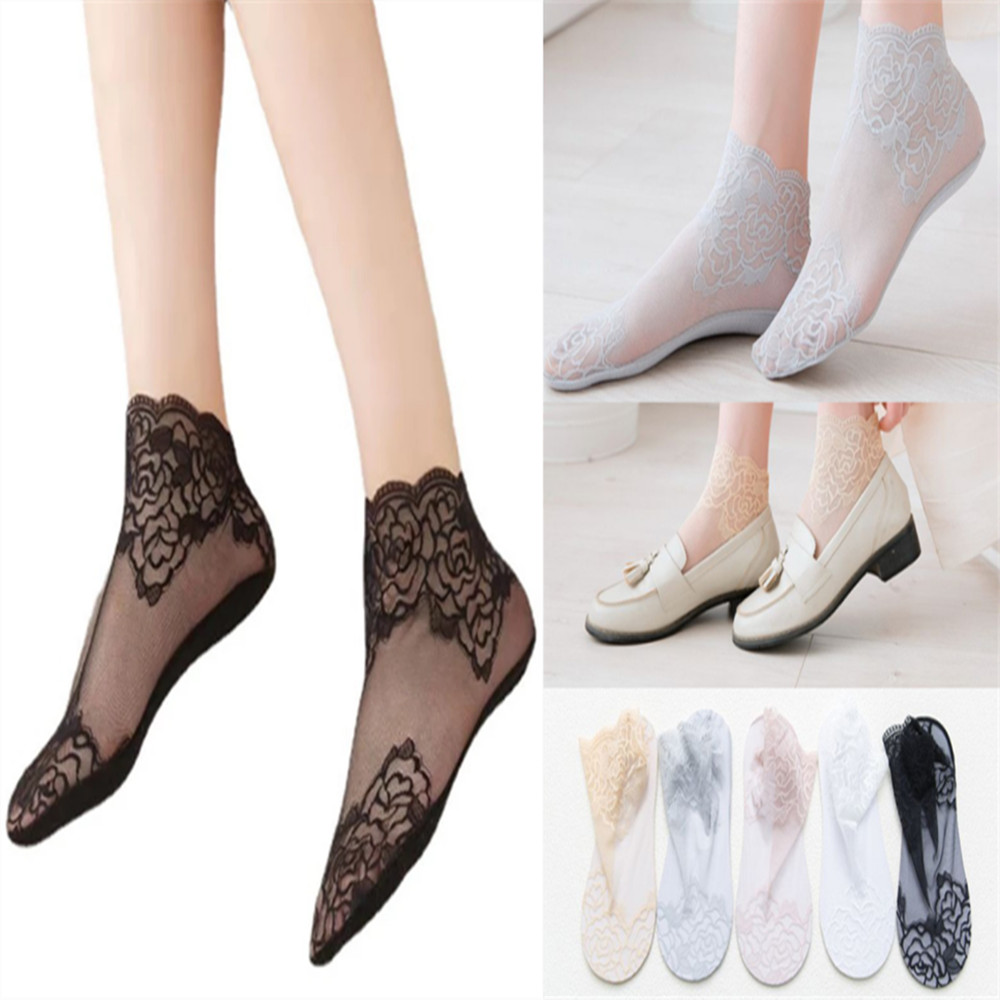 Женские кружевные тонкие носки – обзор и цена Invisibility Sock Loafer