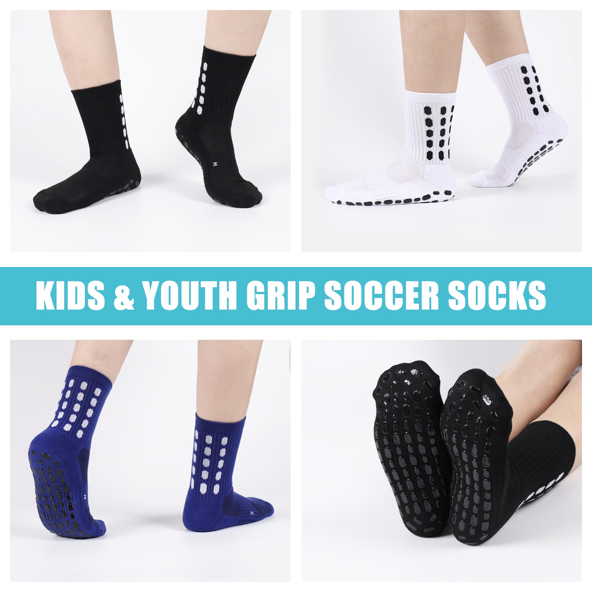 4/8 пар детских футбольных нос – обзор и цена Athletic Sock Cushion