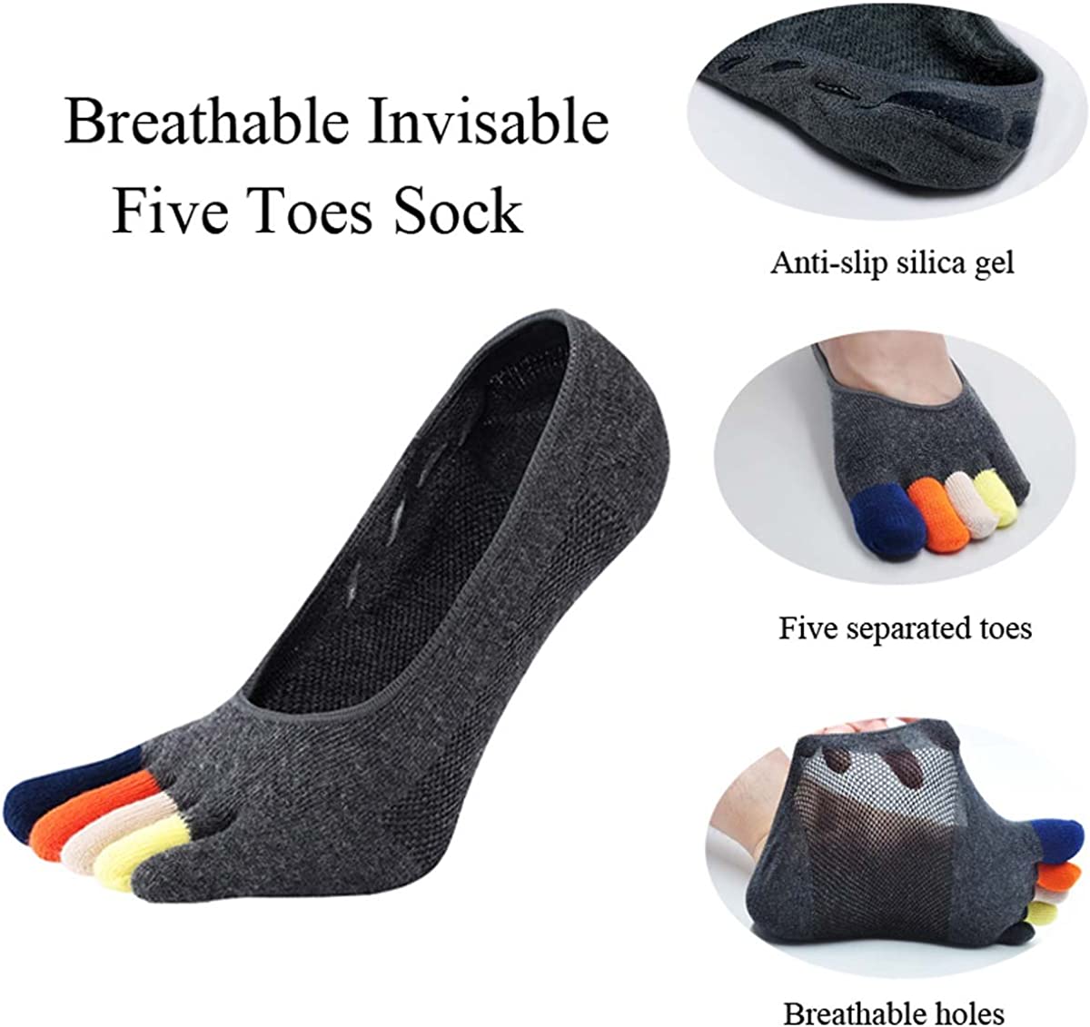 5 пар мужских низких носков-ло – обзор и цена Invisibility Sock Loafer