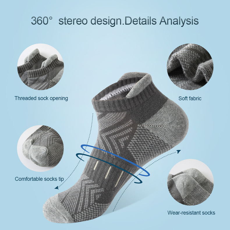 6 пар низких спортивных носков – обзор и цена Athletic Sock Cushion